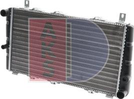 AKS Dasis 490005N - Радиатор, охлаждение двигателя autosila-amz.com