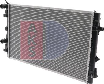 AKS Dasis 490014N - Радиатор, охлаждение двигателя autosila-amz.com