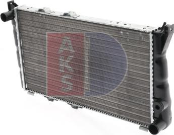 AKS Dasis 490010N - Радиатор, охлаждение двигателя autosila-amz.com