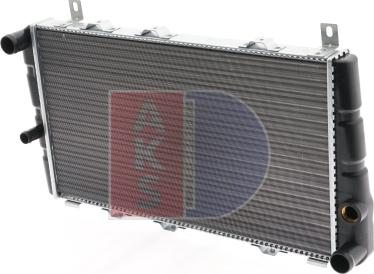AKS Dasis 490020N - Радиатор, охлаждение двигателя autosila-amz.com