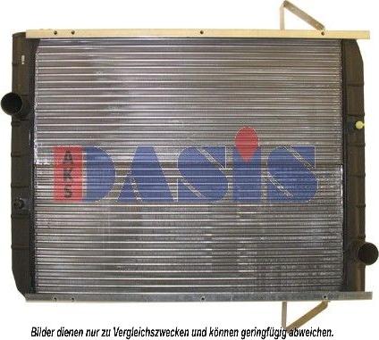 AKS Dasis 400420N - Радиатор, охлаждение двигателя autosila-amz.com