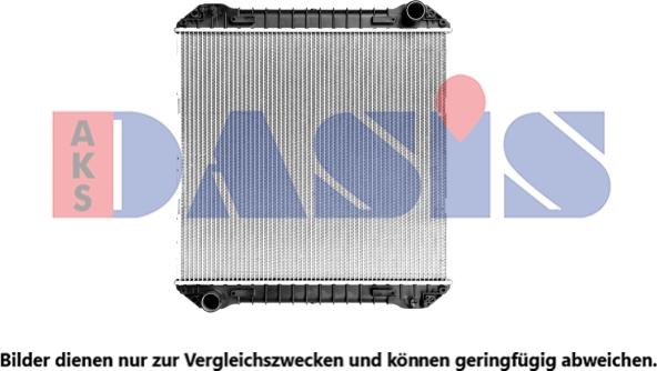AKS Dasis 400540SXV - Радиатор, охлаждение двигателя autosila-amz.com