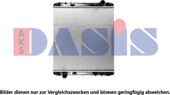 AKS Dasis 400041SXV - Радиатор, охлаждение двигателя autosila-amz.com