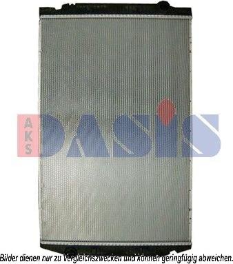 AKS Dasis 400007N - Радиатор, охлаждение двигателя autosila-amz.com