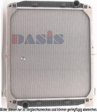 AKS Dasis 400010N - Радиатор, охлаждение двигателя autosila-amz.com