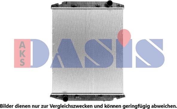 AKS Dasis 400220SXB - Радиатор, охлаждение двигателя autosila-amz.com