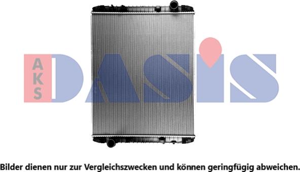 AKS Dasis 400220SXV - Радиатор, охлаждение двигателя autosila-amz.com