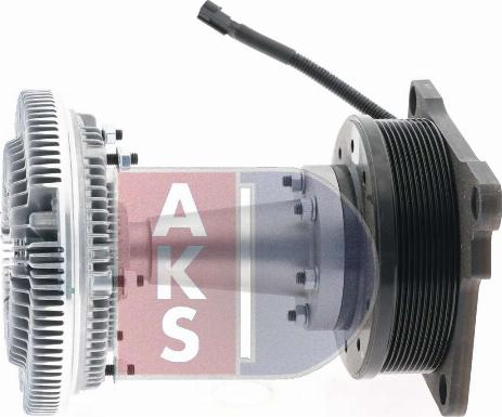 AKS Dasis 408066X - Сцепление, вентилятор радиатора autosila-amz.com