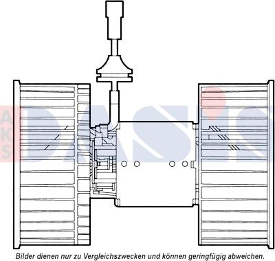 AKS Dasis 408084N - Вентилятор салона autosila-amz.com