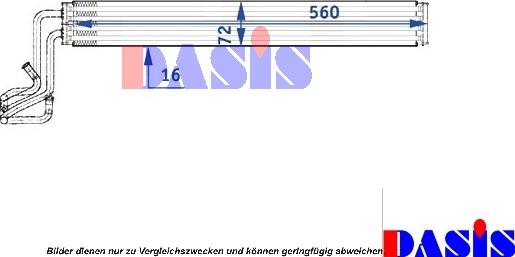 AKS Dasis 486002N - Масляный радиатор, двигательное масло autosila-amz.com