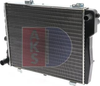 AKS Dasis 480590N - Радиатор, охлаждение двигателя autosila-amz.com