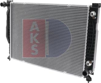 AKS Dasis 480058N - Радиатор, охлаждение двигателя autosila-amz.com