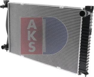 AKS Dasis 480052N - Радиатор, охлаждение двигателя autosila-amz.com