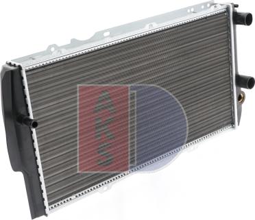 AKS Dasis 480060N - Радиатор, охлаждение двигателя autosila-amz.com