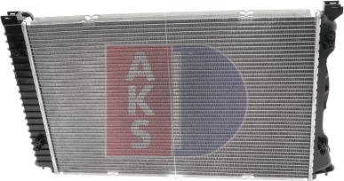 AKS Dasis 480063N - Радиатор, охлаждение двигателя autosila-amz.com