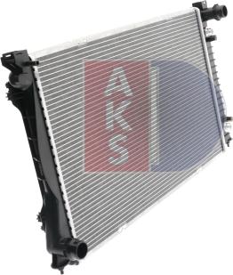 AKS Dasis 480063N - Радиатор, охлаждение двигателя autosila-amz.com