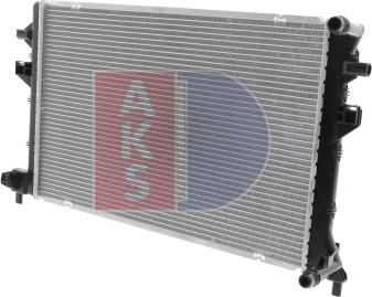 AKS Dasis 480002N - Радиатор, охлаждение двигателя autosila-amz.com