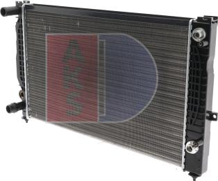 AKS Dasis 480012N - Радиатор, охлаждение двигателя autosila-amz.com