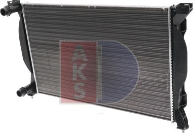 AKS Dasis 480029N - Радиатор, охлаждение двигателя autosila-amz.com