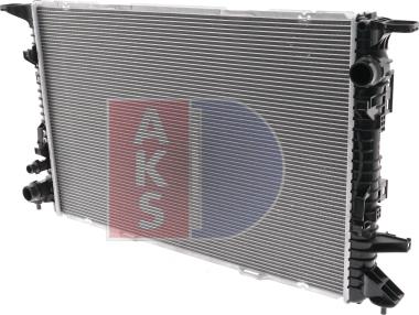 AKS Dasis 480078N - Радиатор, охлаждение двигателя autosila-amz.com