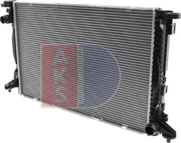 AKS Dasis 480101N - Радиатор, охлаждение двигателя autosila-amz.com