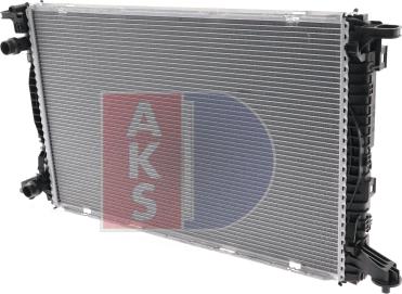AKS Dasis 480102N - Радиатор, охлаждение двигателя autosila-amz.com