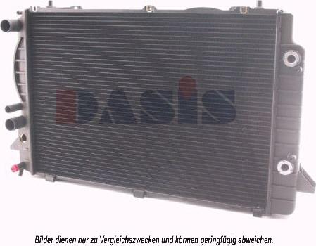 AKS Dasis 481430N - Радиатор, охлаждение двигателя autosila-amz.com