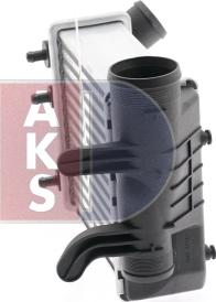 AKS Dasis 487027N - Интеркулер, теплообменник турбины autosila-amz.com