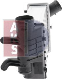 AKS Dasis 487027N - Интеркулер, теплообменник турбины autosila-amz.com