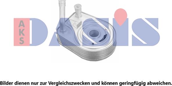 AKS Dasis 566012N - Масляный радиатор, двигательное масло autosila-amz.com