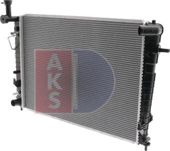 AKS Dasis 560059N - Радиатор, охлаждение двигателя autosila-amz.com