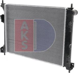AKS Dasis 560083N - Радиатор, охлаждение двигателя autosila-amz.com