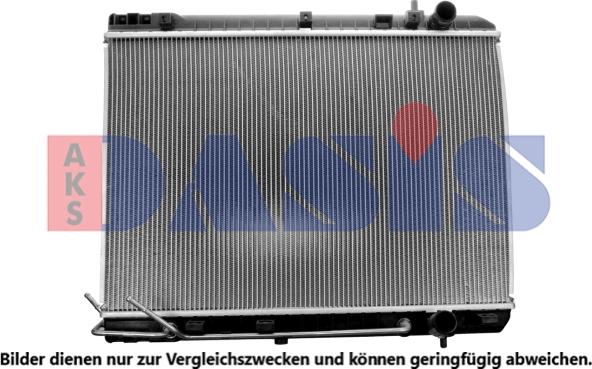 AKS Dasis 560117N - Радиатор, охлаждение двигателя autosila-amz.com