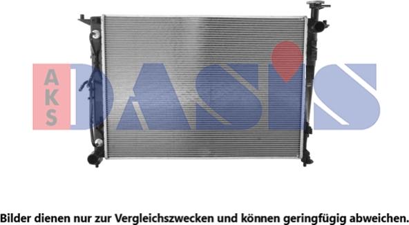 AKS Dasis 560126N - Радиатор, охлаждение двигателя autosila-amz.com