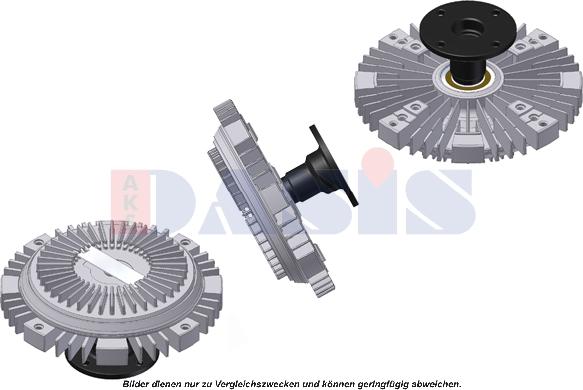 AKS Dasis 568039N - Сцепление, вентилятор радиатора autosila-amz.com