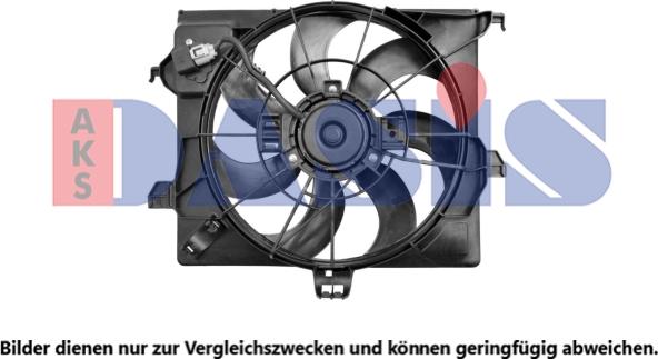 AKS Dasis 568075N - Вентилятор, охлаждение двигателя autosila-amz.com