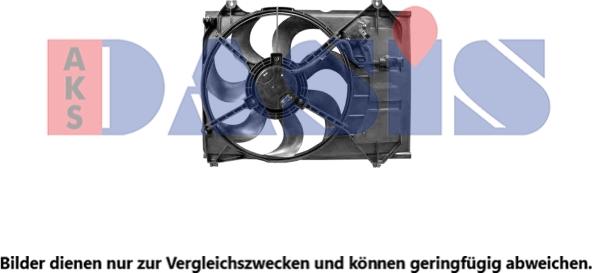 AKS Dasis 568102N - Вентилятор, охлаждение двигателя autosila-amz.com
