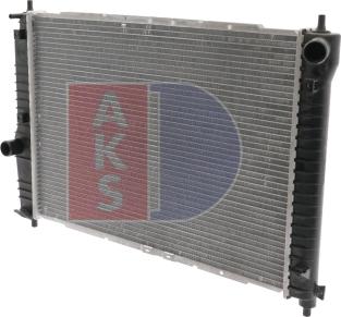 AKS Dasis 510066N - Радиатор, охлаждение двигателя autosila-amz.com