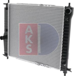 AKS Dasis 510068N - Радиатор, охлаждение двигателя autosila-amz.com
