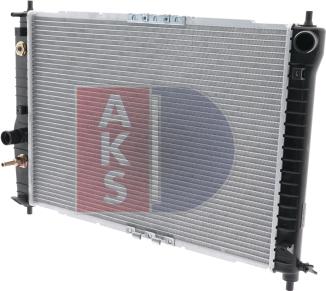 AKS Dasis 510067N - Радиатор, охлаждение двигателя autosila-amz.com