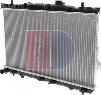 AKS Dasis 510031N - Радиатор, охлаждение двигателя autosila-amz.com