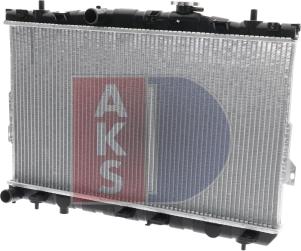AKS Dasis 510025N - Радиатор, охлаждение двигателя autosila-amz.com
