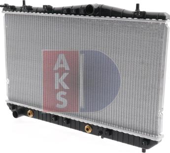 AKS Dasis 510021N - Радиатор, охлаждение двигателя autosila-amz.com