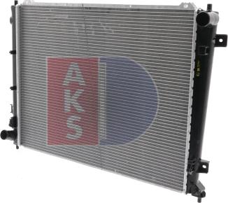 AKS Dasis 510141N - Радиатор, охлаждение двигателя autosila-amz.com