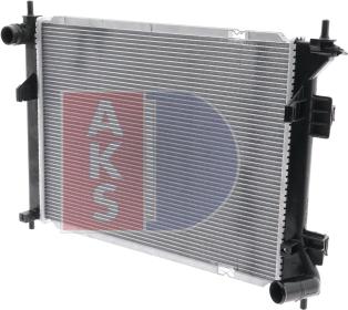 AKS Dasis 510189N - Радиатор, охлаждение двигателя autosila-amz.com