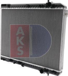 AKS Dasis 510176N - Радиатор, охлаждение двигателя autosila-amz.com