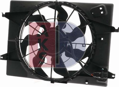 AKS Dasis 518071N - Вентилятор, охлаждение двигателя autosila-amz.com