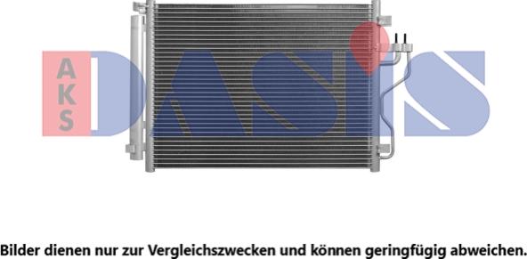 AKS Dasis 512064N - Конденсатор кондиционера autosila-amz.com