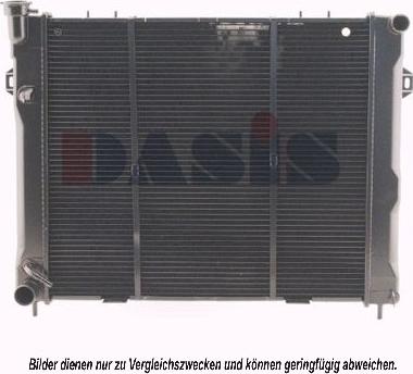 AKS Dasis 520480N - Радиатор, охлаждение двигателя autosila-amz.com
