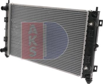 AKS Dasis 520500N - Радиатор, охлаждение двигателя autosila-amz.com